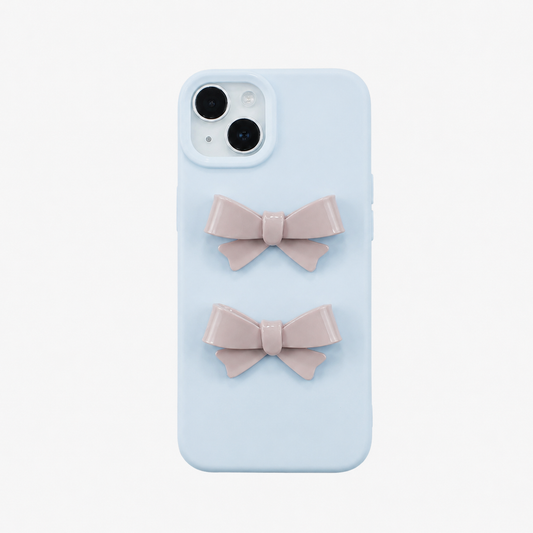blue double ribbon