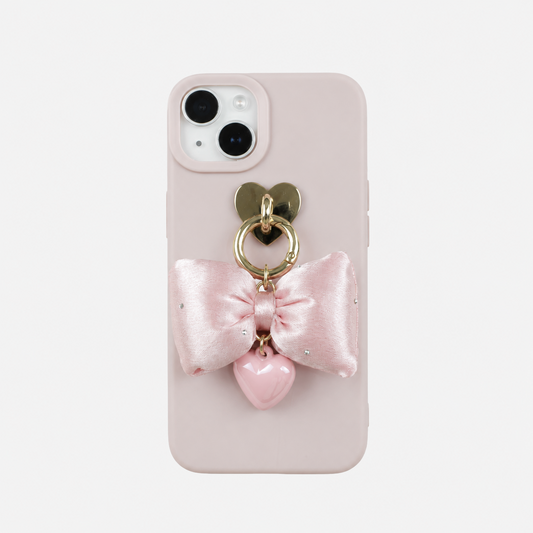 pink ribbon charm