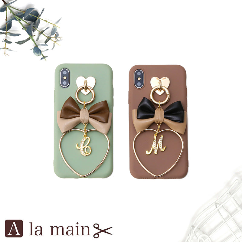 pistage double leather ribbon