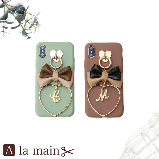 pistage double leather ribbon