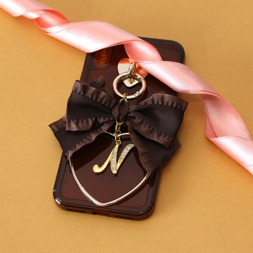 bekko clear ruffle ribbon