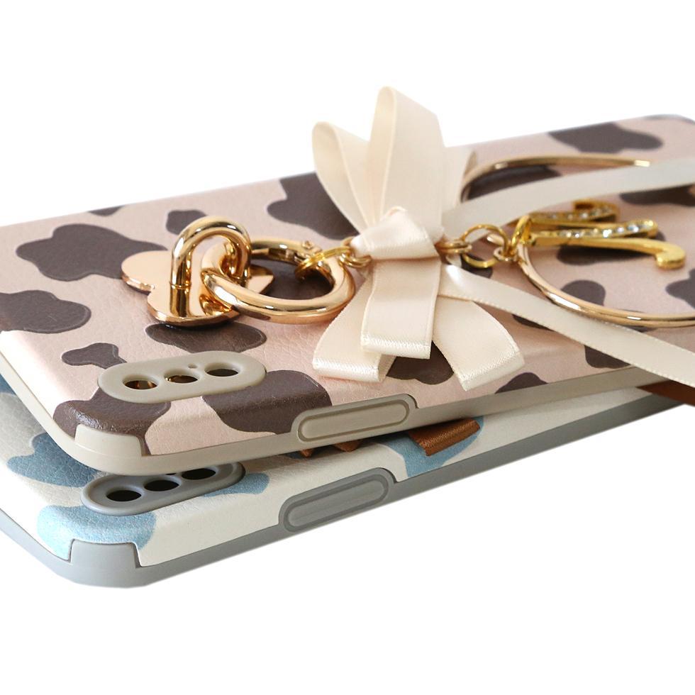 cow pattern double leather ribbon