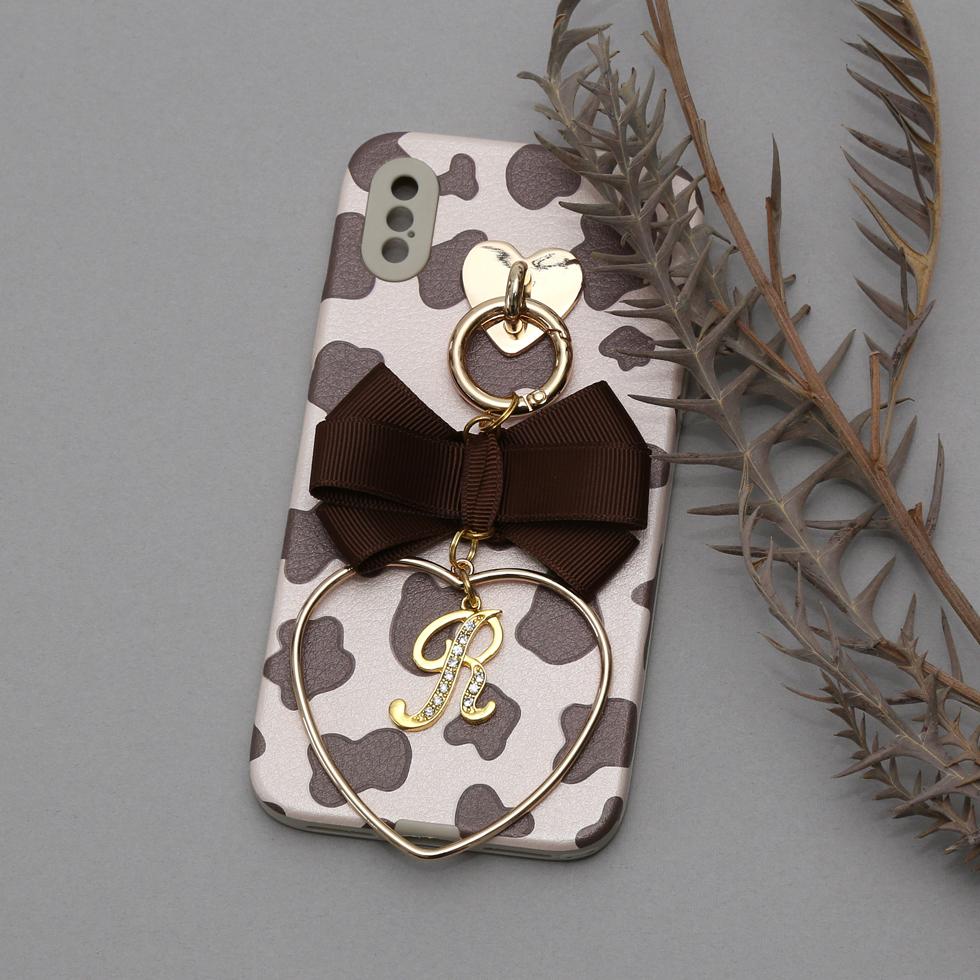 cow pattern pinwheel ribbon