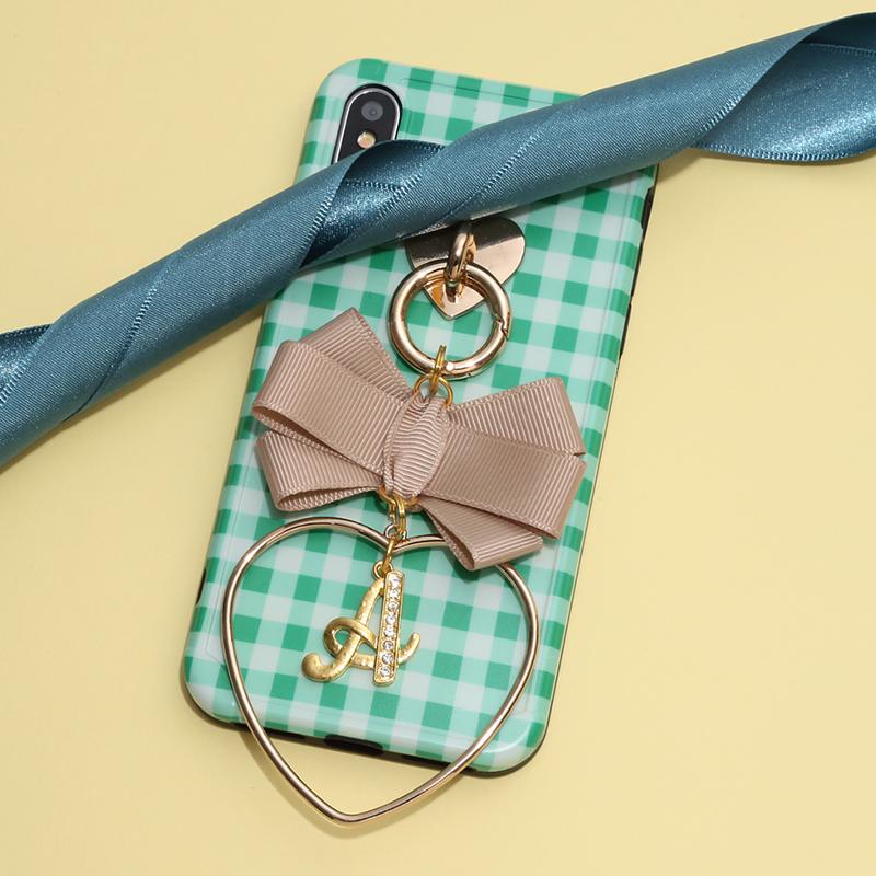 gingham check pinwheel ribbon