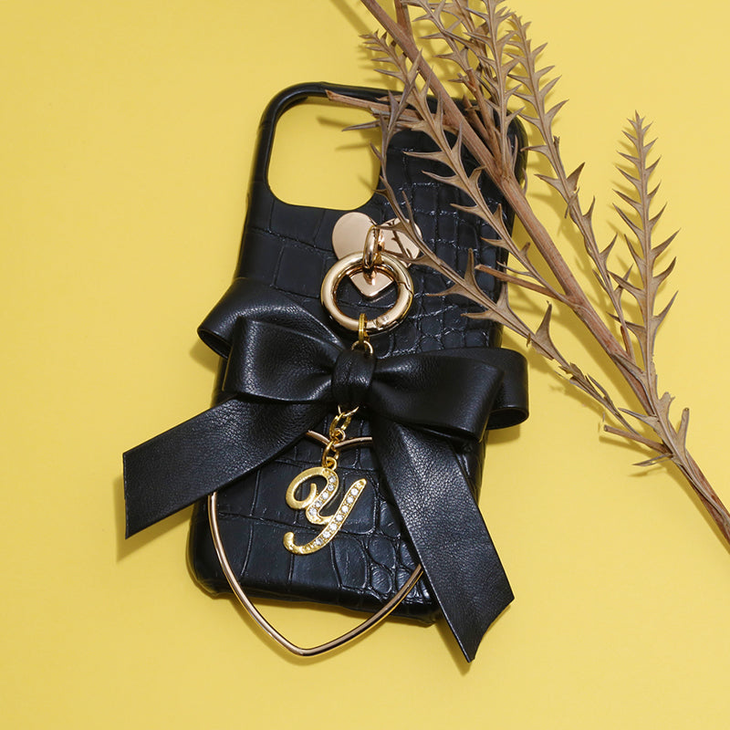 modern leather leather hoop ribbon