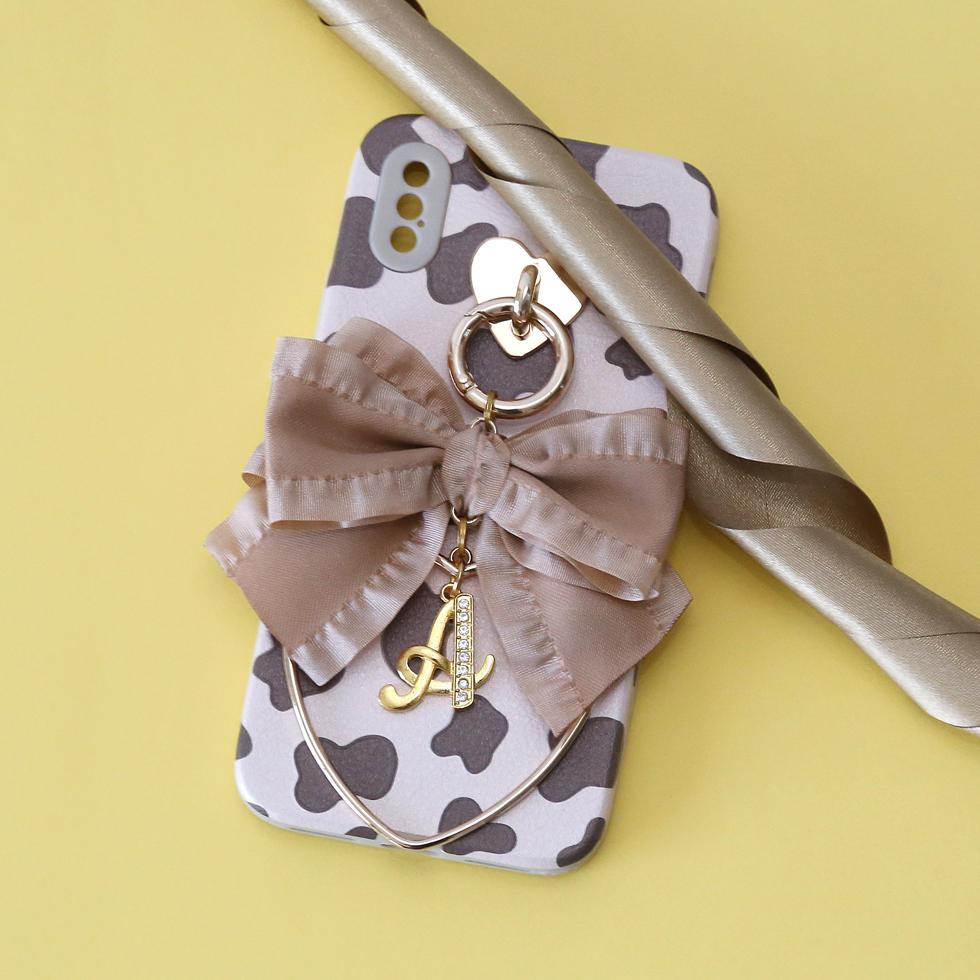 cow pattern ruffle ribbon