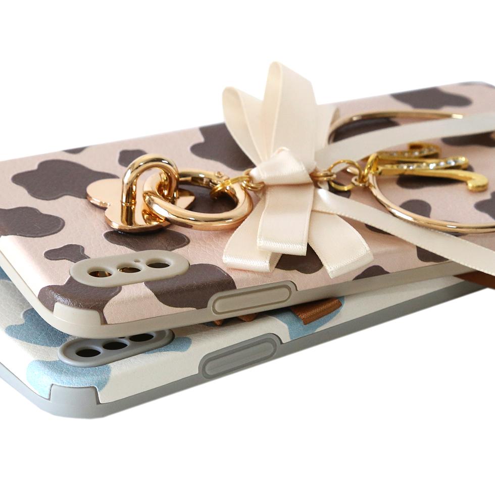cow pattern loopbow ribbon