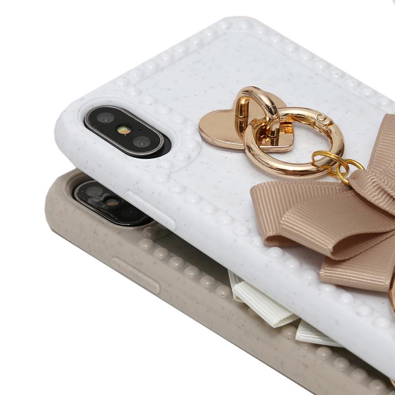 cafelatte colour double leather ribbon