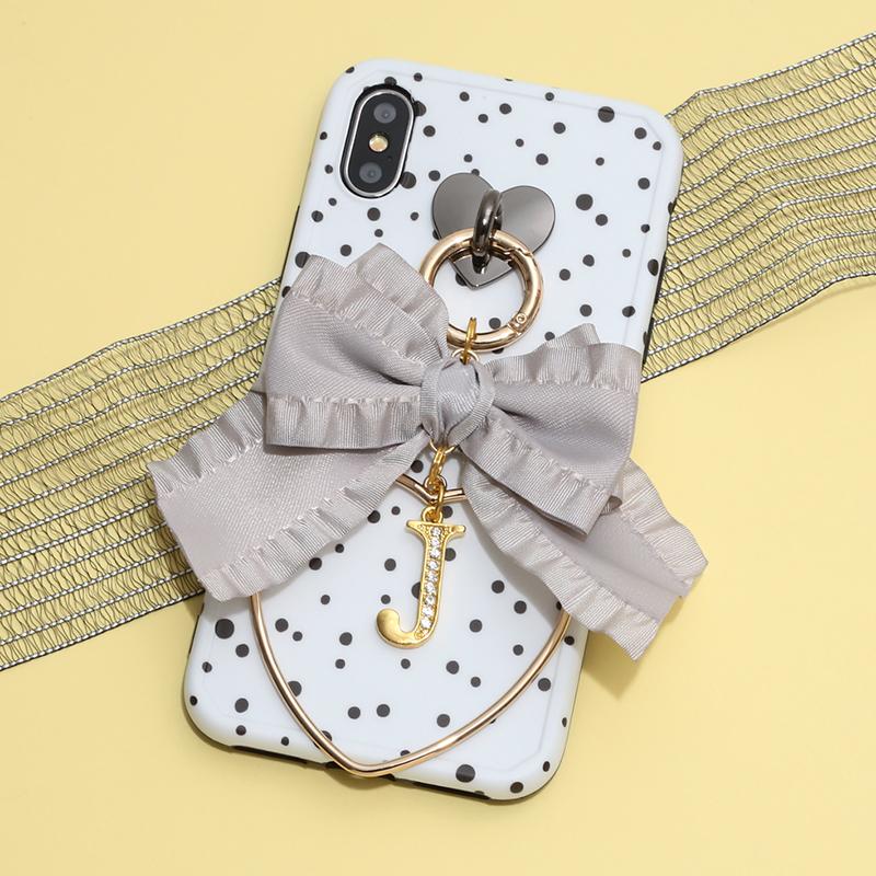 mini dot dalmatian ruffle ribbon