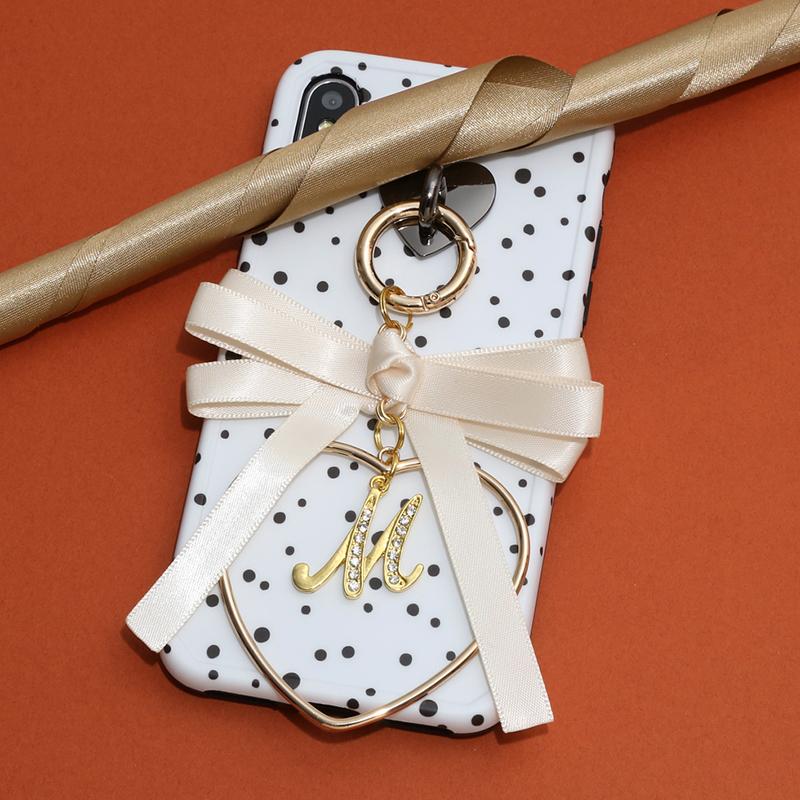 mini dot dalmatian loopbow ribbon