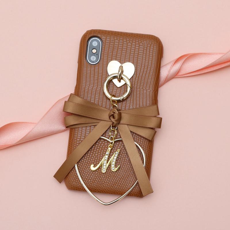 onetone leather loopbow ribbon