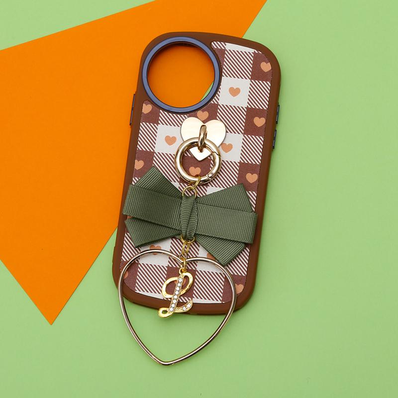 box heart check pinwheel ribbon
