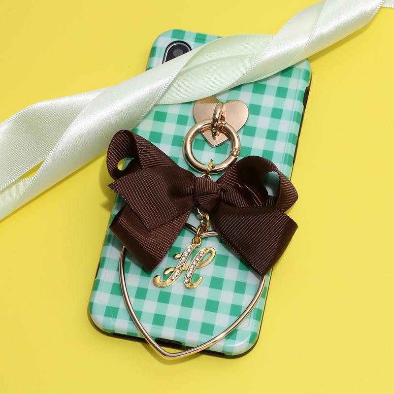 gingham check petaru ribbon