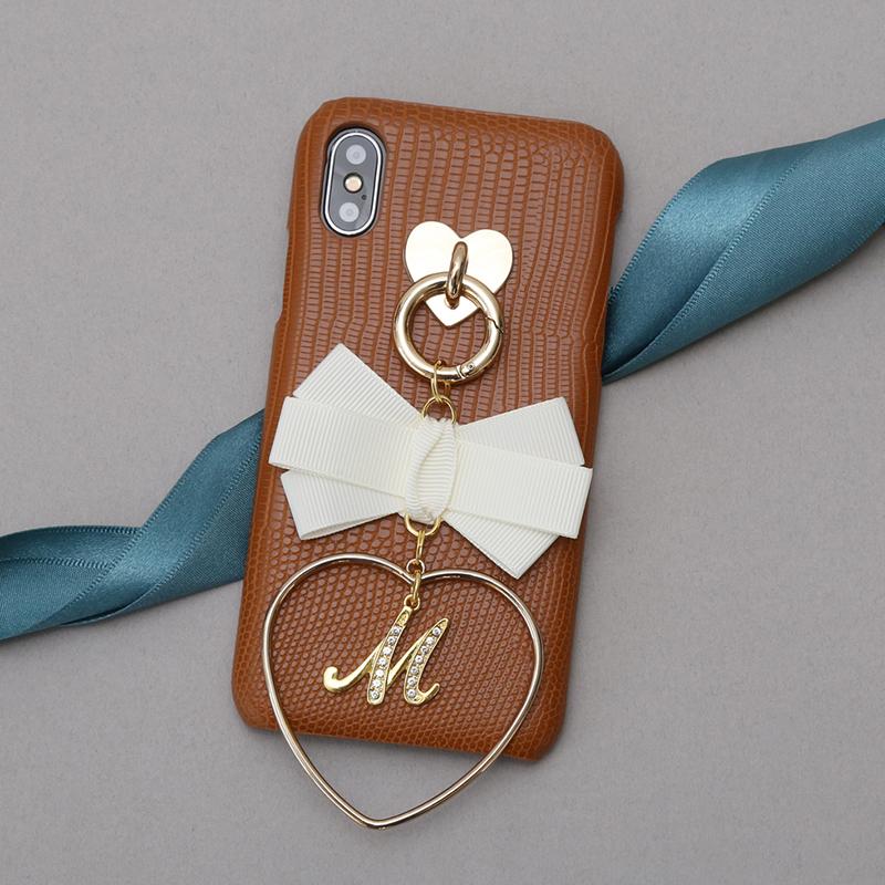 onetone leather pinwheel ribbon
