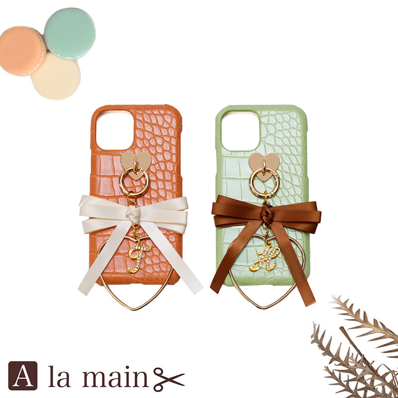 fruit color leather loopbow ribbon