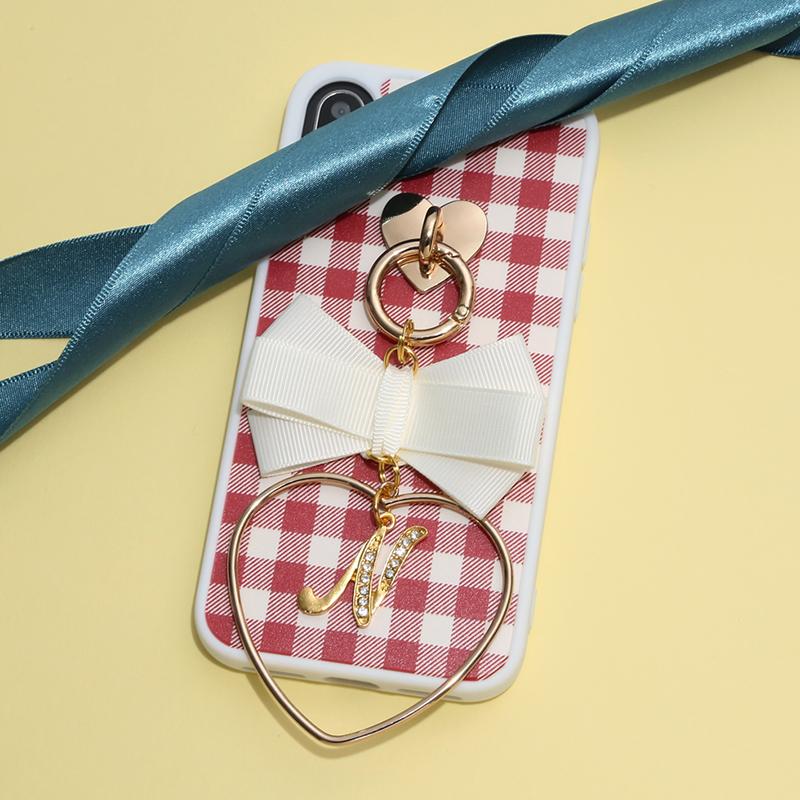 gingham check pinwheel ribbon