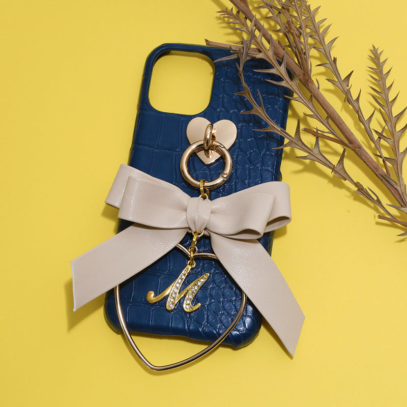 modern leather leather hoop ribbon