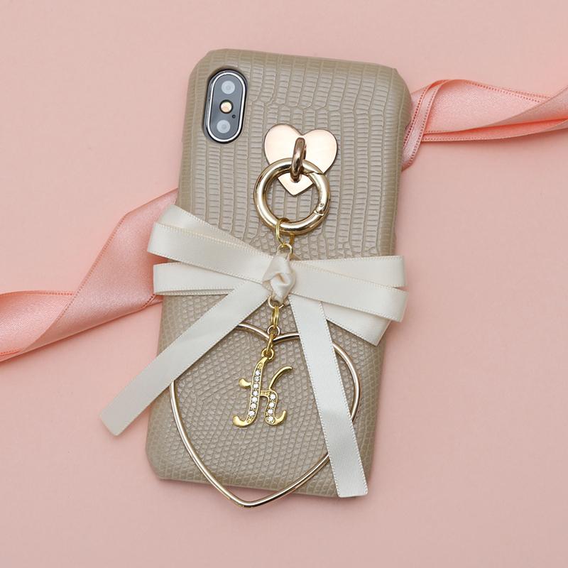 onetone leather loopbow ribbon