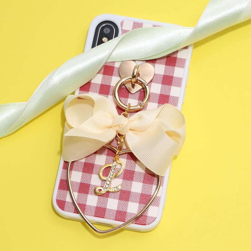 gingham check petaru ribbon
