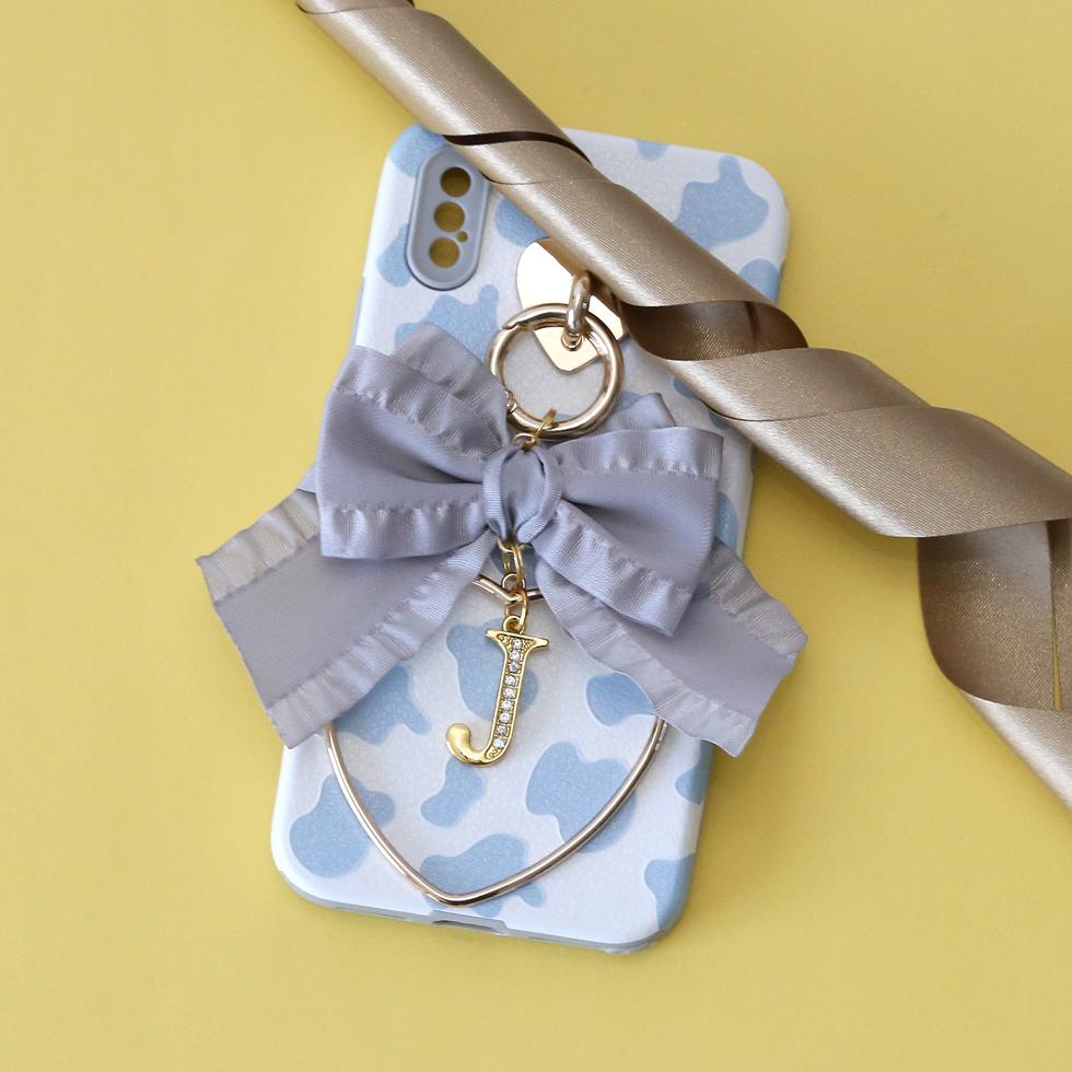 cow pattern ruffle ribbon