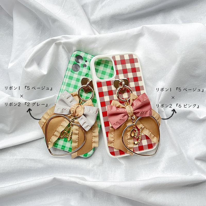 gingham check ruffle ribbon