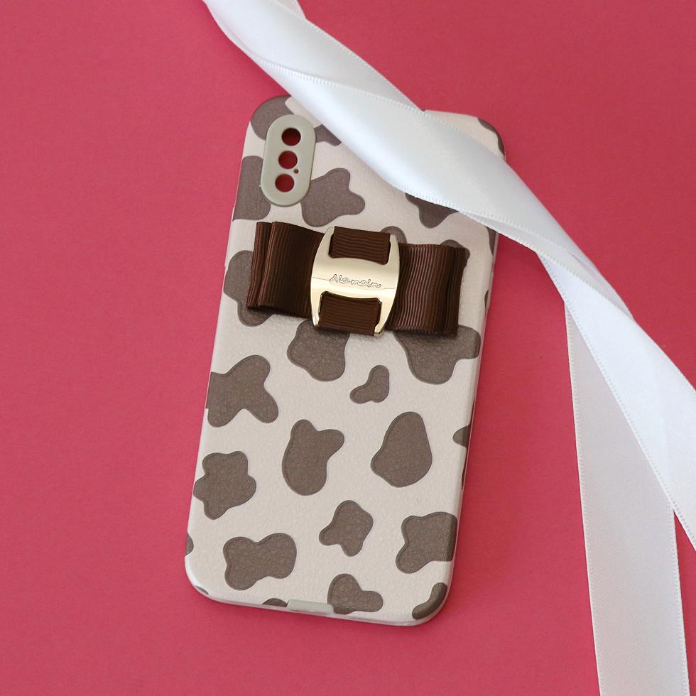 cow pattern buckle ribbon