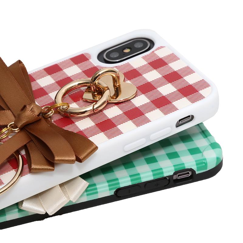 gingham check petaru ribbon