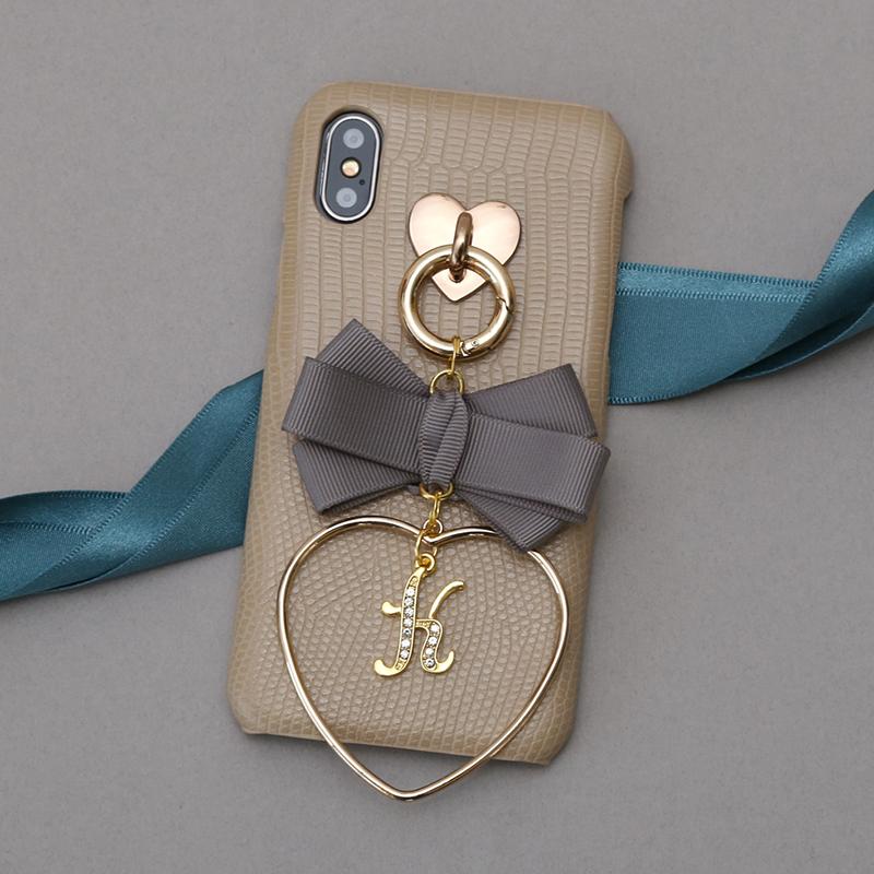 onetone leather pinwheel ribbon