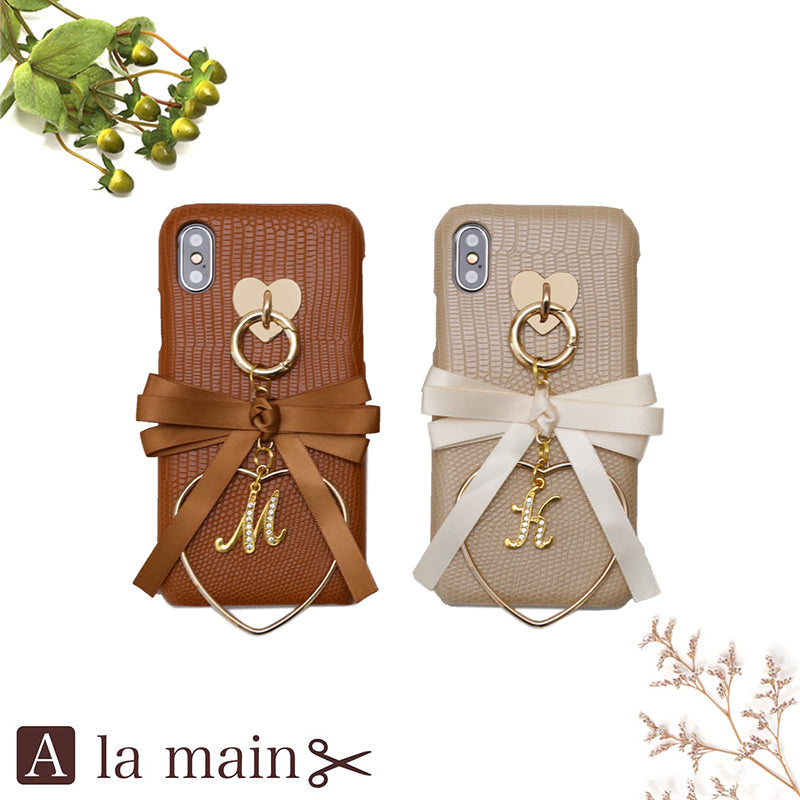 onetone leather loopbow ribbon
