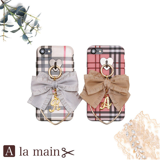 classic check ruffle ribbon