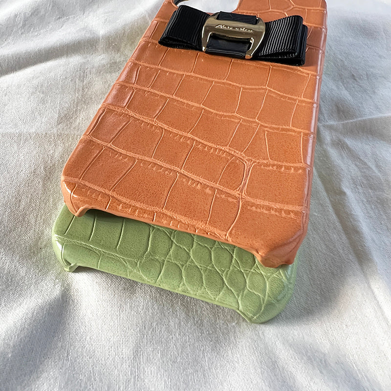 fruit color leather buckle ribbon