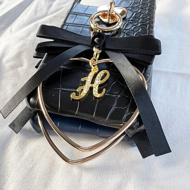 modern leather loopbow ribbon