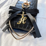 modern leather ruffle ribbon