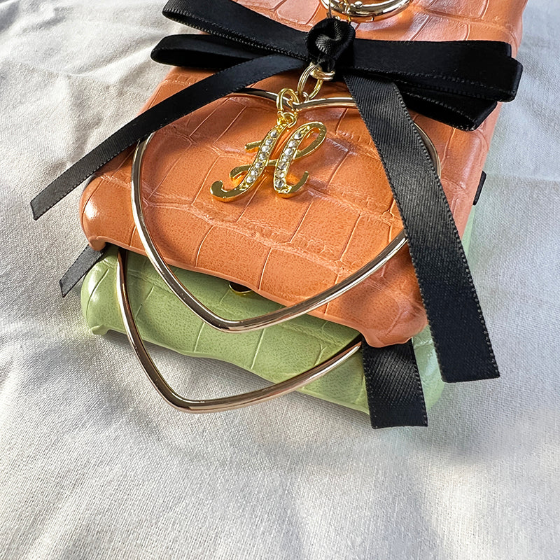 fruit color leather petaru ribbon