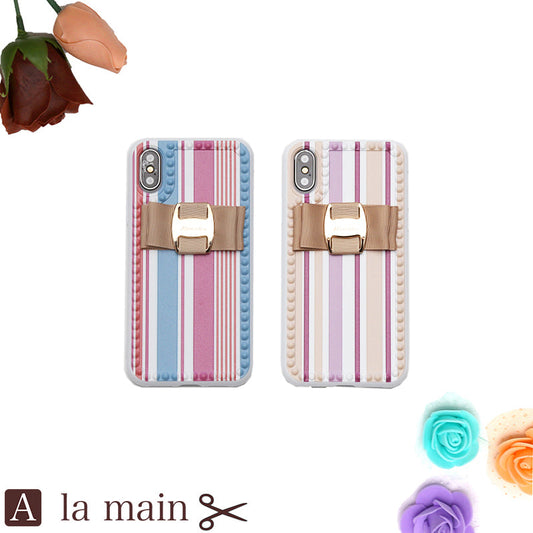 ramune stripe buckle ribbon