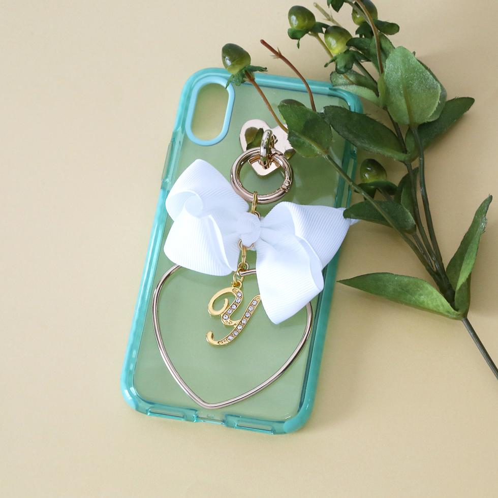 cream mint clear petaru ribbon