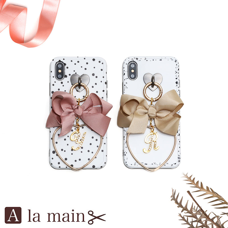 mini dot dalmatian petaru ribbon