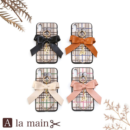 colorful alamaincheck leather hoop ribbon