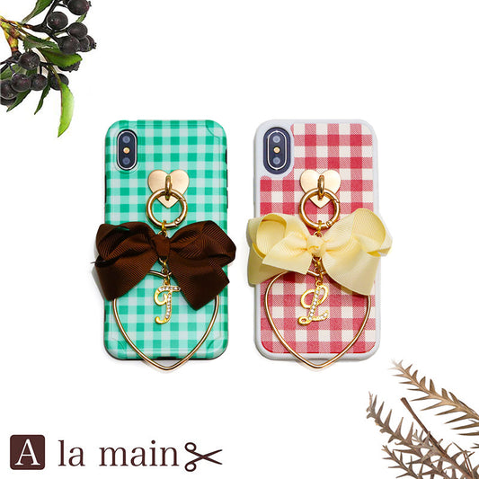 gingham check petaru ribbon