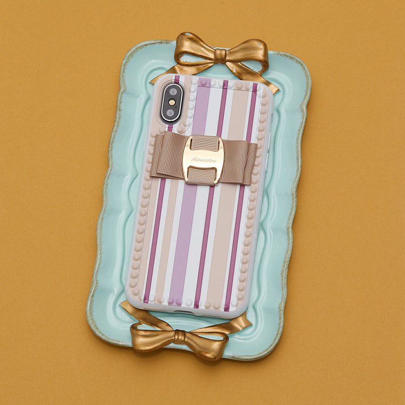ramune stripe buckle ribbon