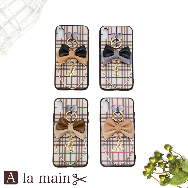 colorful alamaincheck double leather ribbon