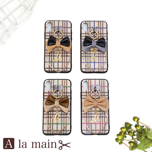 colorful alamaincheck double leather ribbon