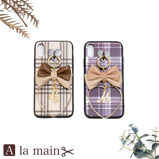 alamaincheck double leather ribbon