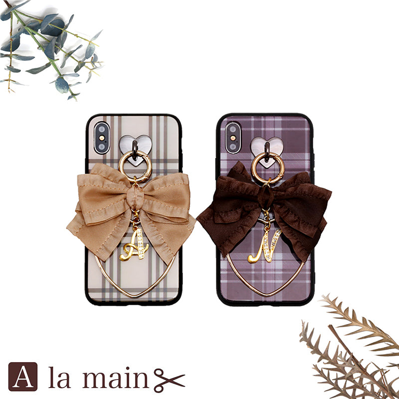 alamaincheck ruffle ribbon