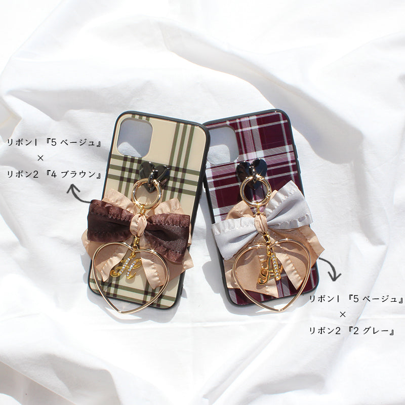 alamaincheck ruffle ribbon