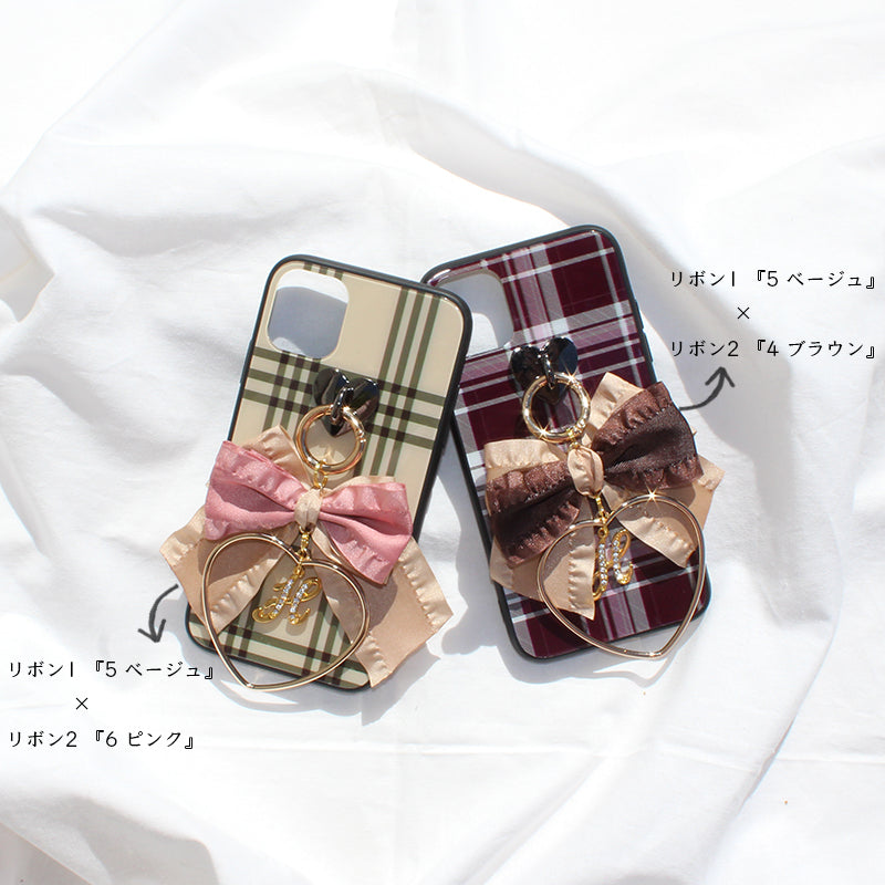 alamaincheck ruffle ribbon