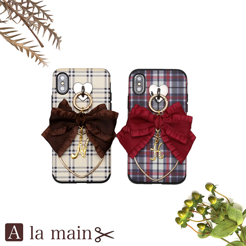bruncheck  ruffle ribbon