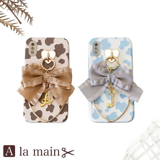 cow pattern ruffle ribbon