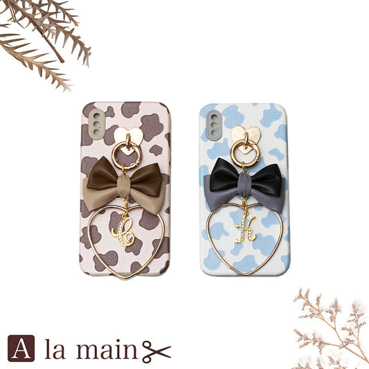 cow pattern double leather ribbon