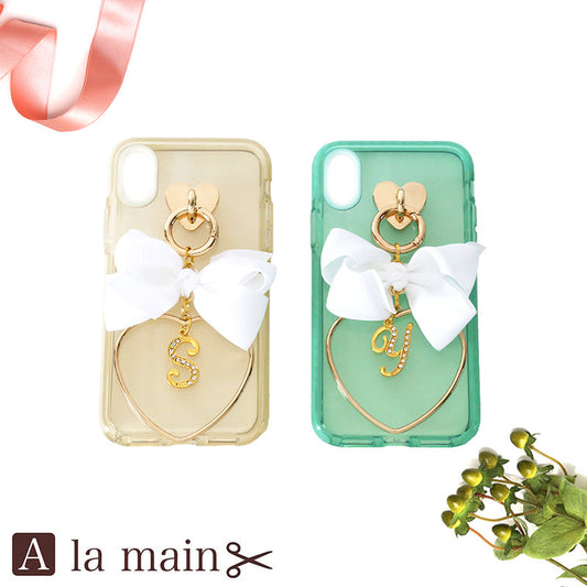 cream mint clear petaru ribbon